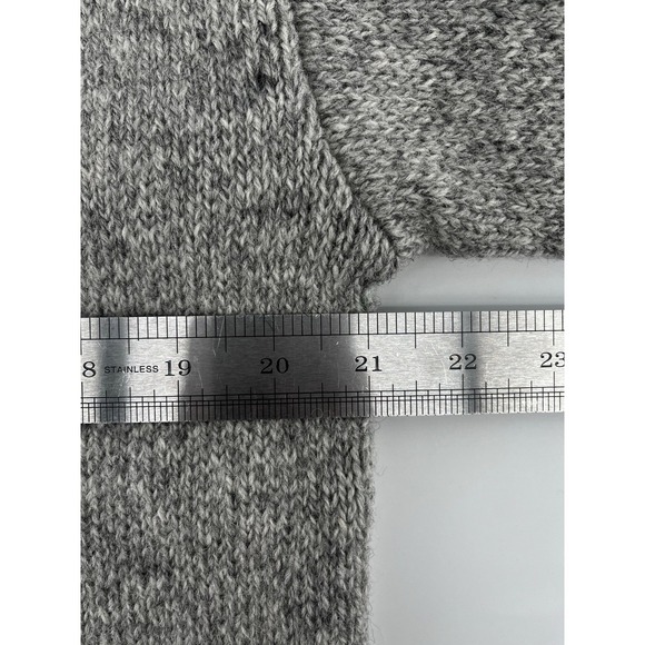 Nordlys Of Norway Sweater 100% Pure Wool Half Zip Pullover Norge Flag Size M - Picture 10 of 11